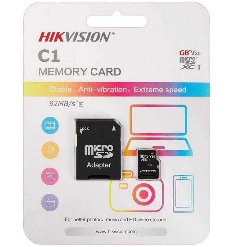 Memoria Micro Sd Para Celular O Tablet / Capacidad 64 Gb / Interfaz Microsd Xc / Velocidad De Lectura 92 Mb/S / Clase 10  / Con Adapatador