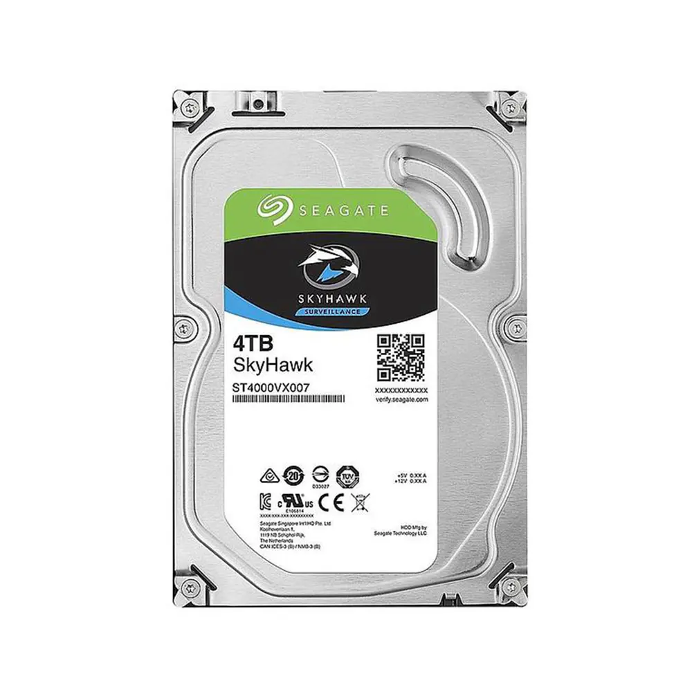 Disco Duro Interno 3.5" Sata 6 Gb/S / 7200 Rpm / 256 Mb Cache / Skyhawk Ai Surveillance / Especial Para Cctv / 4 Tb
