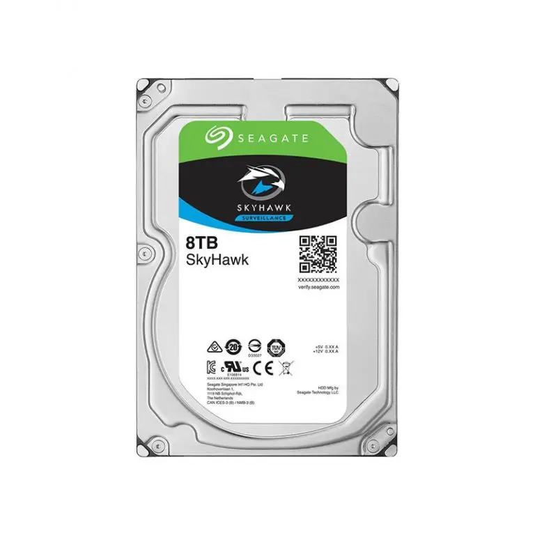 Disco Duro Interno 3.5" Sata 6 Gb/S / 7200 Rpm / 256 Mb Cache / Skyhawk Ai Surveillance / Especial Para Cctv / 8 Tb