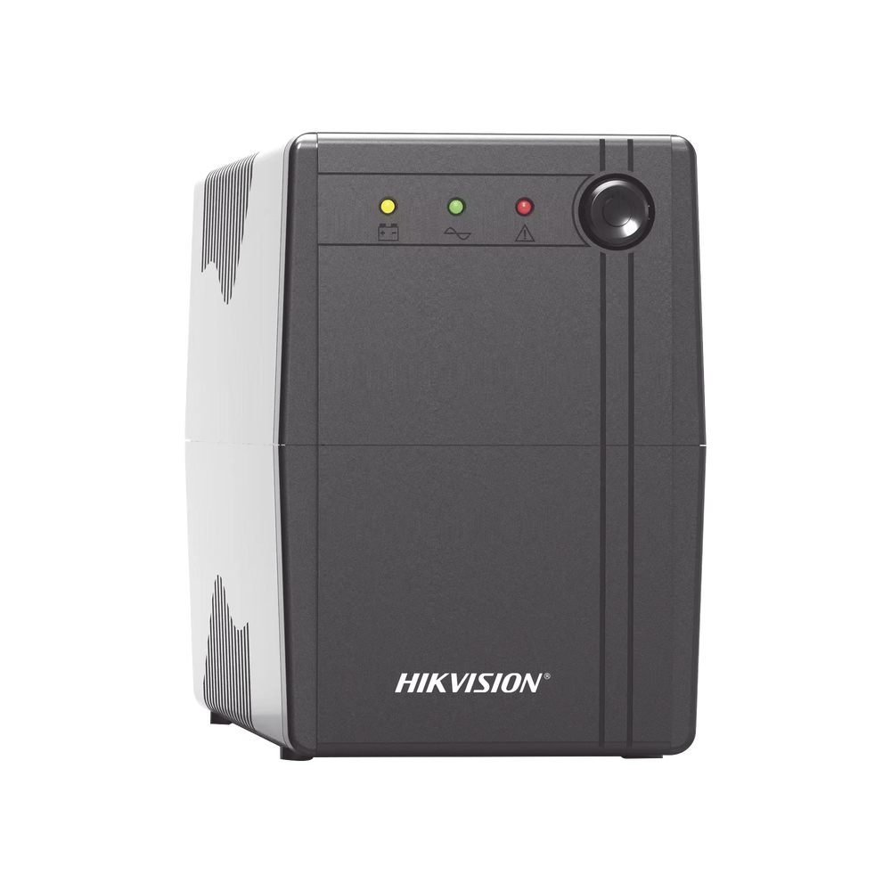 UPS HIKVISION 600VA 360W / 6 SALIDAS / PROTECCION CONTRA SOBRECARGA Y DESCARGA