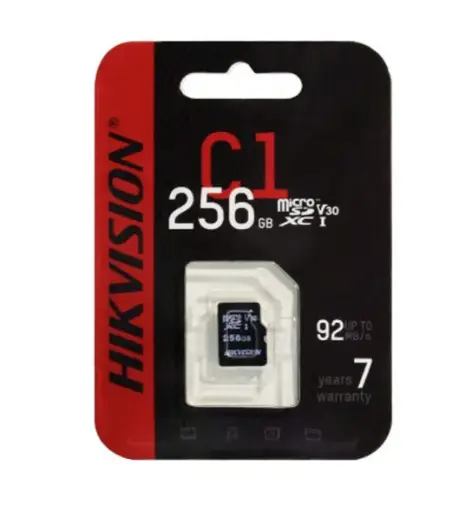 [HS-TF-C1/256G] Memoria Micro Sd Para Celular Ó Tablet / Capacidad 256 Gb / Interfaz Microsd Xc / Velocidad De Lectura 92 Mb/S / Clase 10 