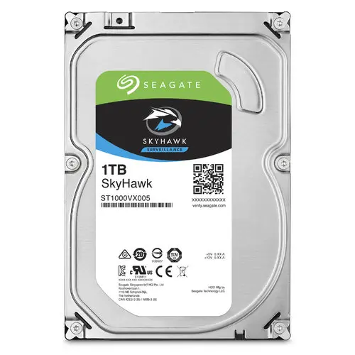 [ST1000VX005] Disco Duro Interno 3.5" Sata 6 Gb/S / 5400 Rpm / 256 Mb Cache / Skyhawk Ai Surveillance / Especial Para Cctv / 1 Tb
