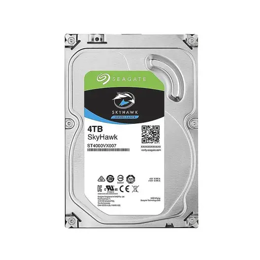 [ST4000VX000] Disco Duro Interno 3.5" Sata 6 Gb/S / 7200 Rpm / 256 Mb Cache / Skyhawk Ai Surveillance / Especial Para Cctv / 4 Tb