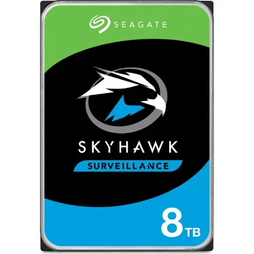 [HDD,ST8000VE001,8TB,3.5in,SATA3.0] Disco Duro Interno 3.5" Sata 6 Gb/S / 7200 Rpm / 256 Mb Cache / Skyhawk Ai Surveillance / Especial Para Cctv / 8 Tb