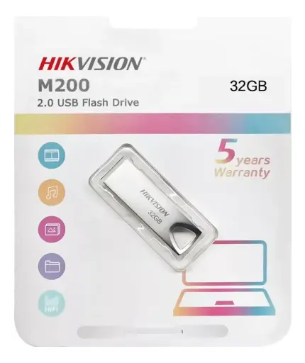 [HS-USB-M200/32G] Pendrive / Capacidad 32 Gb / Puerto Usb 2.0 / Max Velocidad De Lectura 10-20 Mb/S / Max Velocidad De Escritura 3-10 Mb/S Metálico