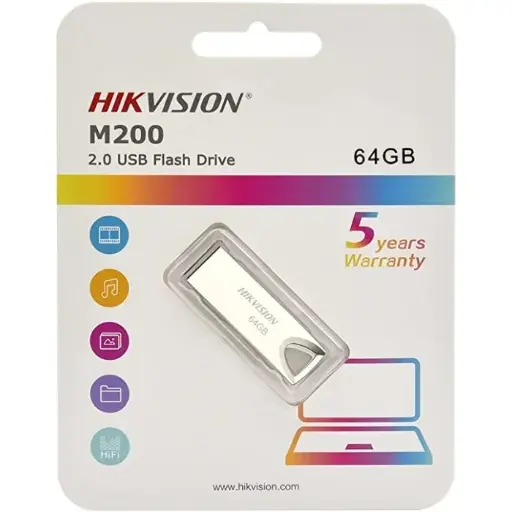 [HS-USB-M200/64G] Pendrive / Capacidad 64 Gb / Puerto Usb 2.0 / Max Velocidad De Lectura 10-20 Mb/S / Max Velocidad De Escritura 3-10 Mb/S Metálico