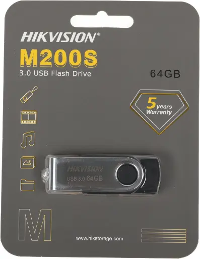 [HS-USB-M200S/64G/U3] Pendrive / Capacidad 64 Gb / Puerto Usb 3.0 / Max Velocidad De Lectura 60 Mb/S / Max Velocidad De Escritura 15 Mb/S